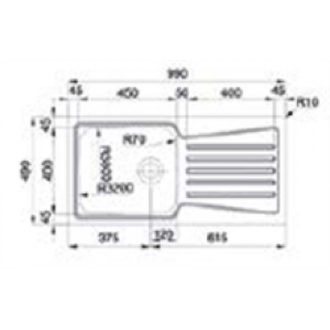 Évier Évolution 105 Flat TEGLER