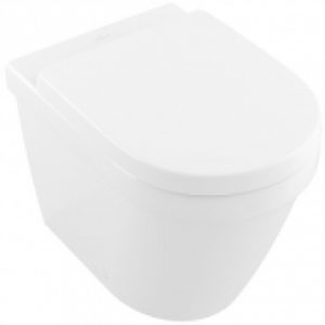 Villeroy & Boch Architectura – Cuvette sur pied à fond creux à poser avec DirectFlush blanc avec CeramicPlus