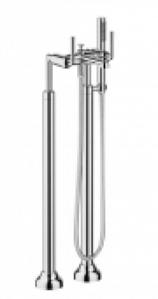 Villeroy & Boch by Dornbracht Domicil – Mélangeur 2 trous baignoire avec inverseur champagne