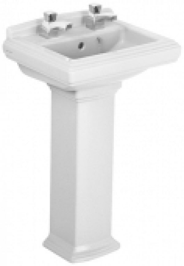 Villeroy & Boch HOMMAGE – Colonne en couleur blanc alpin / céramique plus