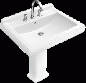 Villeroy & Boch HOMMAGE – Lavabo  750×580 blanc avec CeramicPlus