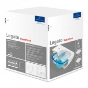 Villeroy & Boch Legato – Combi-Pack DirectFlush wandhängend weiß alpin CeramicPlus