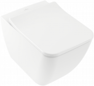 Villeroy & Boch Legato – Cuvette sur pied à fond creux à poser avec DirectFlush blanc sans CeramicPlus