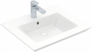 Villeroy & Boch Legato – Lavabo pour meuble 600×500 blanc avec CeramicPlus