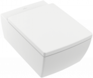 Villeroy & Boch Memento 2.0 – Cuvette suspendue à fond creux avec DirectFlush stone white avec CeramicPlus