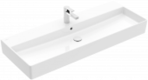 Villeroy & Boch Memento 2.0 – Waschtisch 3-Loch Armatur mit Überlauf star white CeramicPlus