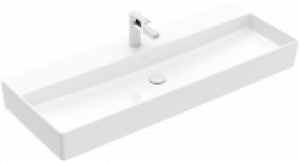 Villeroy & Boch Memento 2.0 – Waschtisch 3-Loch Armatur ohne Überlauf star white CeramicPlus