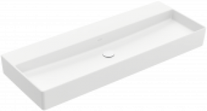 Villeroy & Boch Memento 2.0 – Waschtisch ohne Hahnloch ohne Überlauf stone white CeramicPlus