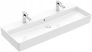 Villeroy & Boch Memento 2.0 – Waschtisch Unterseite geschliffen mit Überlauf star white CeramicPlus