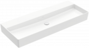 Villeroy & Boch Memento 2.0 – Waschtisch Unterseite geschliffen ohne Hahnloch ohne Überlauf weiß