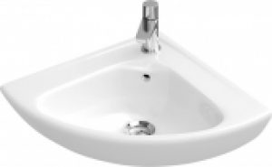 Villeroy & Boch O.novo – Lave-mains compact 415×415 blanc avec AntiBac