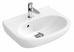 Villeroy & Boch O.novo – Lave-mains compact 500×400 blanc avec AntiBac