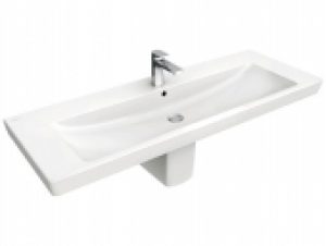 Villeroy & Boch Subway 2.0 – Lavabo pour meuble 1300×470 pergame avec CeramicPlus