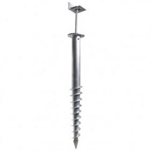 Vis de fondation – fixation dans le sol – pour lambourdes de terrasse
