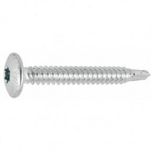 Vis de penture autoperceuses Torx – acier zingué blanc – filetage total