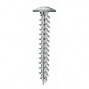 Vis de penture Torx – acier zingué blanc – filetage total