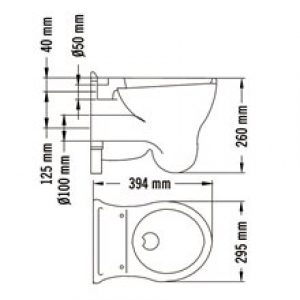 WC enfants suspendu Mediclinics