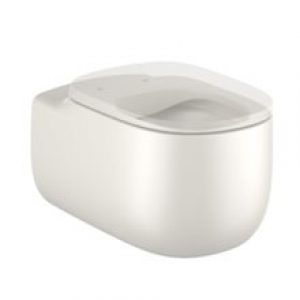 WC Rimless suspendu beige Beyond Roca de 58 cm