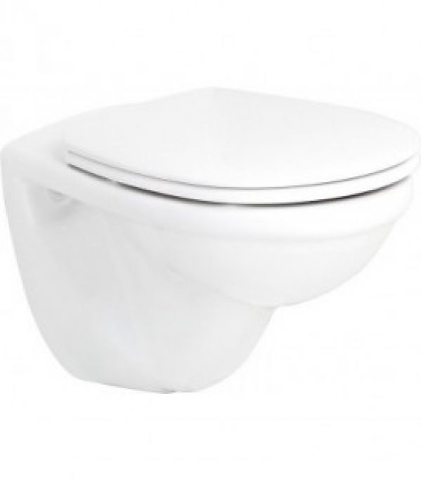WC suspendu Duravit D-Code basique, blanc 360x555xmm
