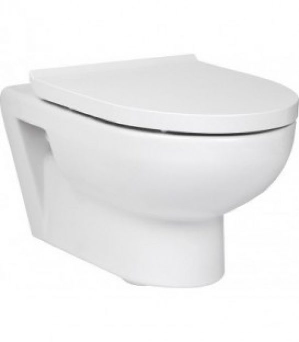 WC suspendu DURAVIT Durastyle Basic Rimless profond, blanc