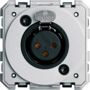 XLR femelle neutre bornier a v – APPAREILLAGE MURAL GALLERY HAGER WXF623