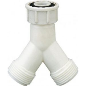 Y d&rsquo; alimentation pour 2 machines à laver