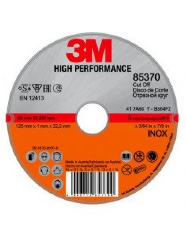 3M – Disque 230 mm à tronçonner l’inox – 1209502