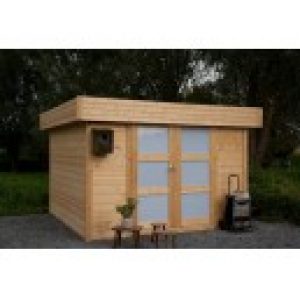 Abri de jardin bois toit plat Odense