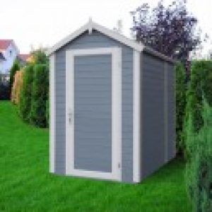 Abri de jardin SLOT en bois nordique peint