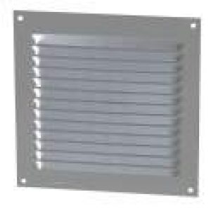 Alu anodise gris avec moustiquaire : carré 15×15