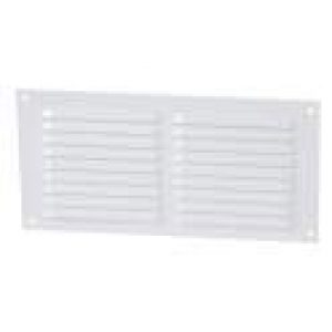 Alu laque blanc avec moustiquaire : Rectangulaire horizontale 10×30