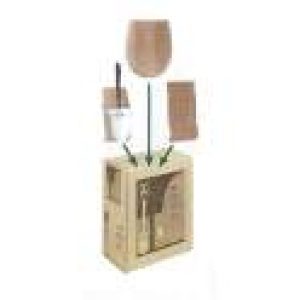 Angora wood WC Abattant + Porte Brosse + Déroulant – Livraison Gratuite !