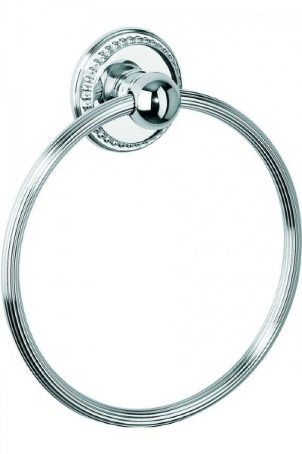 Anneau Porte Serviette Perlrand Cristal en cristal Or Jado