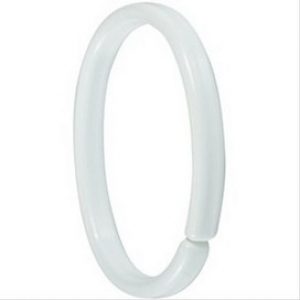 Anneaux plastique Blanc vendu par 12