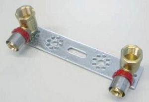 Applique Double plate Multicouche à sertir (TH) F1/2 »(15/21) Ø16. 150mm  Tiemme