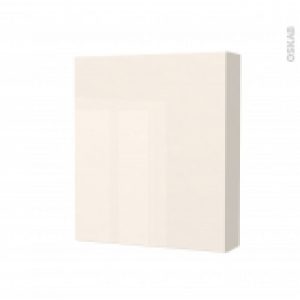 Armoire De Toilette Rangement Haut Keria Ivoire 1 Porte Cotes Decors L60 X H70 X P17 Cm