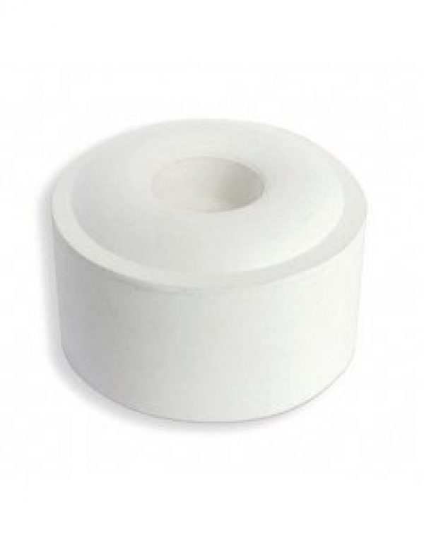 AVL – Butoir de sol caoutchouc blanc cylindrique – BB44025