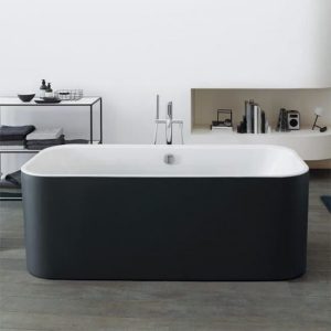 Baignoire Balnéo Rectangulaire Duravit Happy D.2 Plus 1800x800mm Graphite mat 760453800AS0000