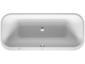 Baignoire Balnéo Rectangulaire Duravit Happy D.2 Plus System Air 1800x800mm Blanc 760453000AS0000