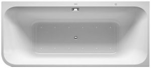 Baignoire Balnéo Rectangulaire Duravit Happy D.2 System Air 1800x800mm Blanc 760317000AS0000
