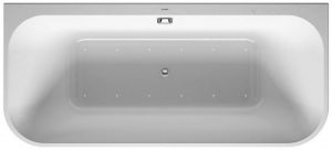 Baignoire Balnéo Rectangulaire Duravit Happy D.2 System Air 1800x800mm Blanc 760318000AS0000