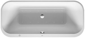 Baignoire Balnéo Rectangulaire Duravit Happy D.2 System Air 1800x800mm Blanc 760320000AS0000