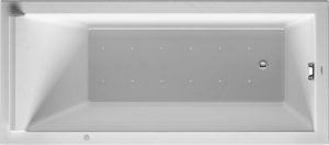 Baignoire Balnéo Rectangulaire Duravit Starck System Air 1600x700mm Blanc 760333000AS0000