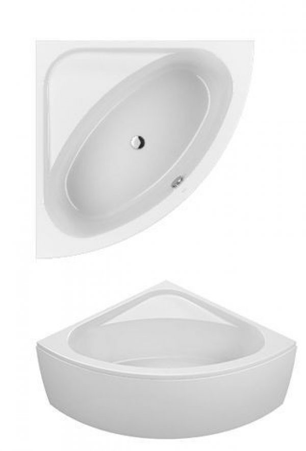 Baignoire Balnéo Villeroy et Boch Loop&Friends avec vidage Multiplex Trio