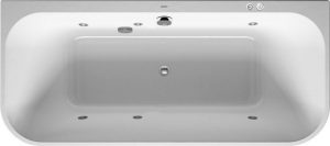 Baignoire d’Angle Balnéo Duravit Happy D.2 à droite version tablier 3 faces 760318000