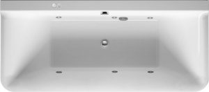 Baignoire d’Angle Balnéo Duravit P3 Comforts version tablier 3 faces 760381000