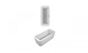 Baignoire Îlot Villeroy et Boch Loop&Friends rectangulaire UBA180LFS7PDV