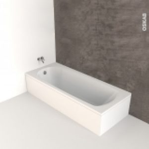 Baignoire Rectangulaire 170X75 Cm Acrylique Renforce Perl