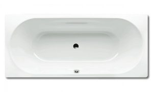 Baignoire Rectangulaire Kaldewei Vaio Duo modèle 950 avec trou pour poignée Blanc Alpin 233010110