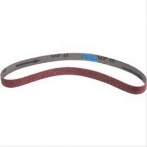 Bande étroite corindon abrasive support toile 29x533mm G60 vendu par 10